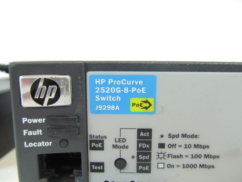 ProCurve 2520G-8-PoE Switch Renewed HP J9298A